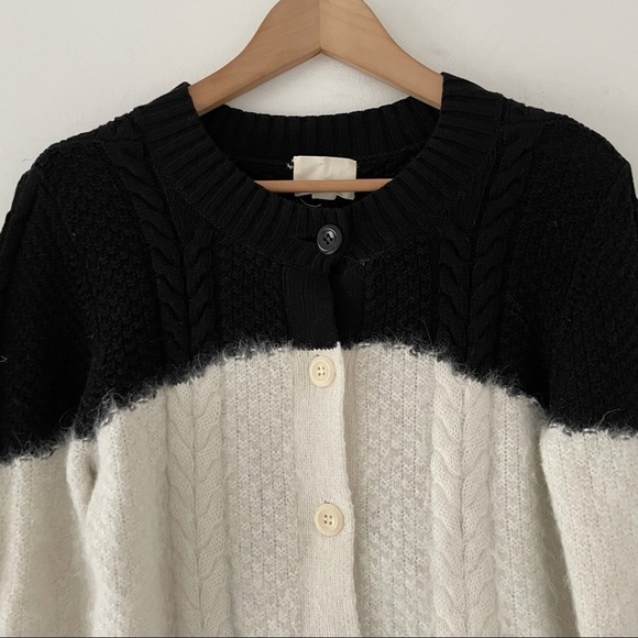 Band Of Outsiders Drowning Cable Crewnck Angora-Blend Sweater - Picture 7 of 12